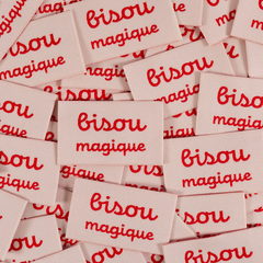 Étiquettes tissées  "Make a whish" x 5