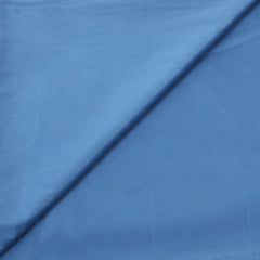 Tissu aspect daim double-face bleu denim