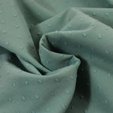 Voile de coton Plumetis celadon