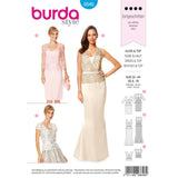 Patrón N ° 6646 Burda: vestido y vasco superior